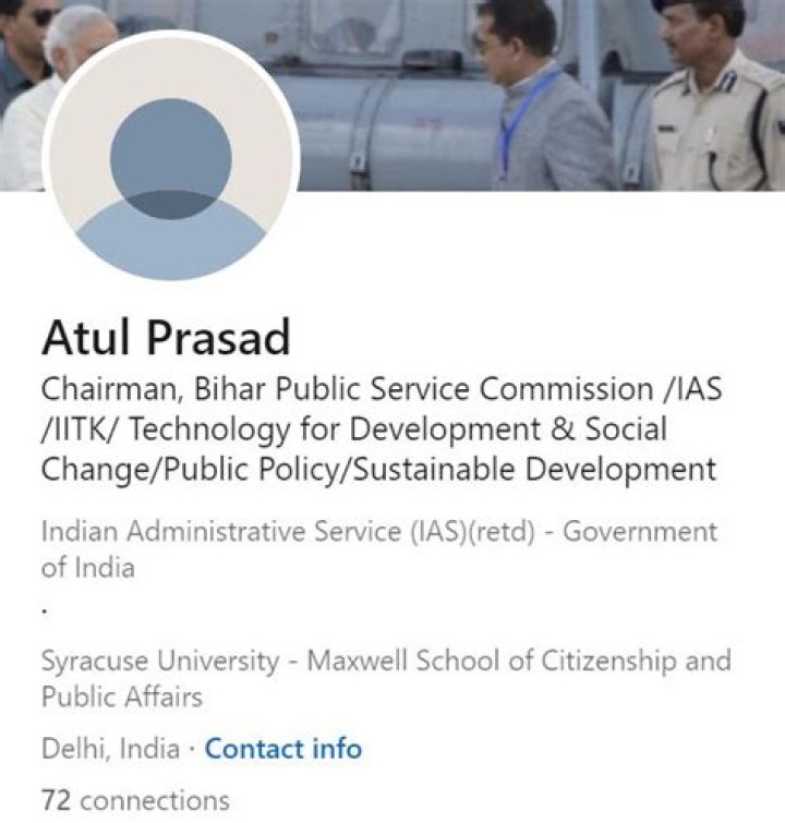 Atul Prasad (BPSC Chairman) Biography, Wiki, Age, Wife, Family, Qualifications & More