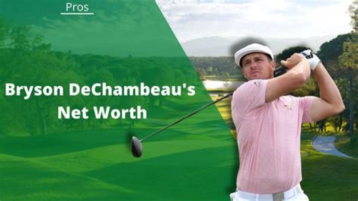 Bryson DeChambeau net worth, income and estimated earnings of Youtuber channel
