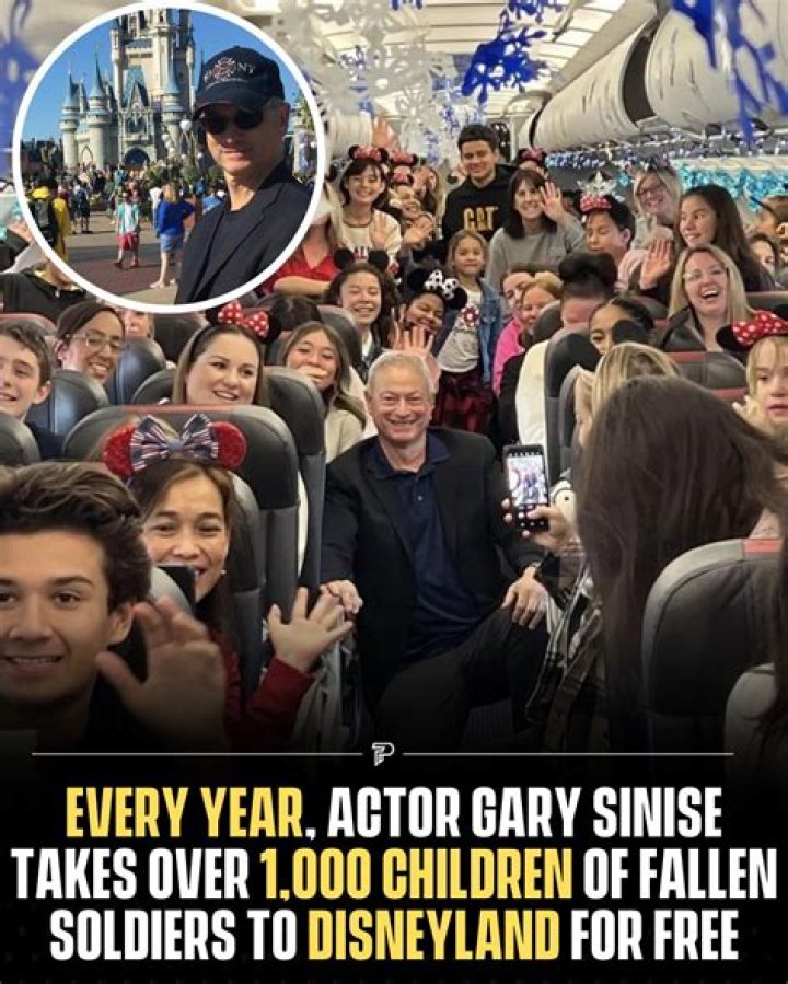 Gary Sinise Took 1,000 Kids Of Fallen Soldiers To Disney World