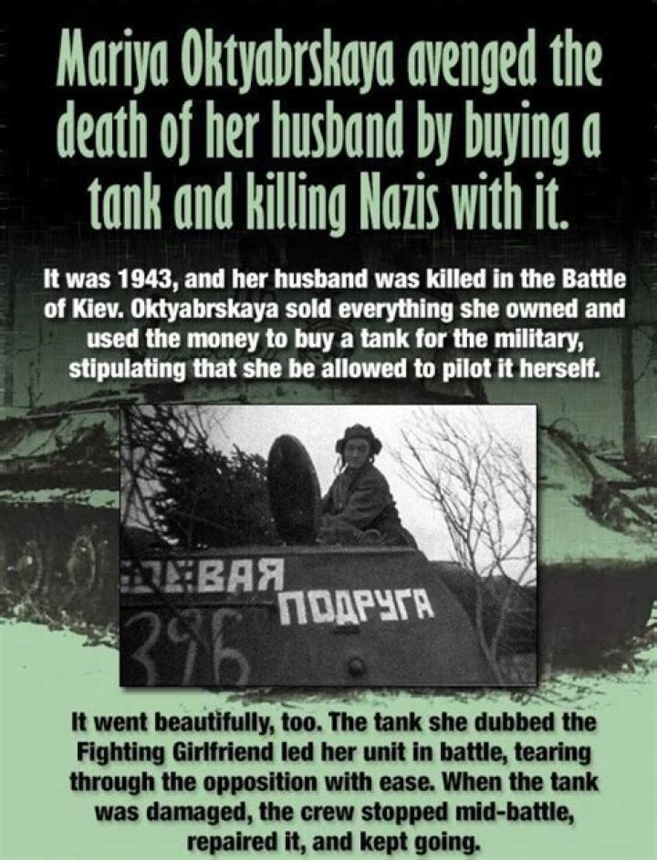 How Mariya Oktyabrskaya Avenged Her Husband's Death By The Nazis