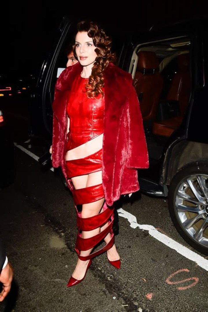 Julia Fox Flashes Nude Undies Under Racy Red Cutout Dress in Photos of Wardrobe Malfunction
