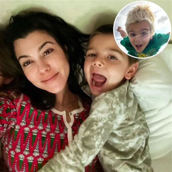 Kourtney Kardashian’s Son Reign Disick Matches His Mom With Bleached Blond Hair in New Outing