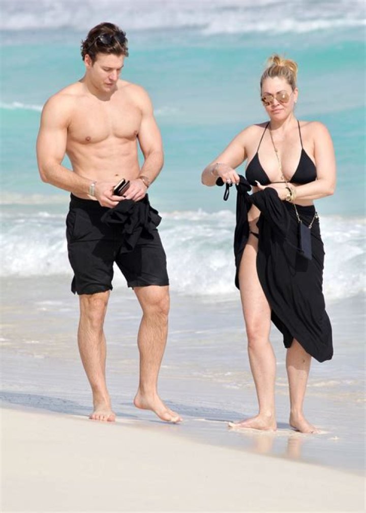 Shanna Moakler Stuns in a Black Bikini While Packing on PDA With Boyfriend Matthew Rondeau 