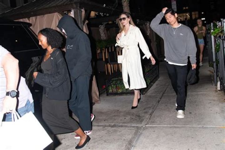 Shiloh Jolie-Pitt Towers Over Older Sister Zahara While Grabbing Dinner With Mom Angelina: See Photos!