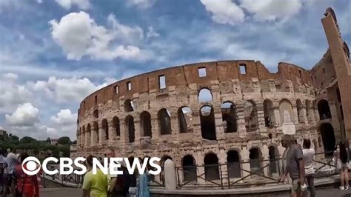 Unidentified Tourist Carves Names Into Rome's Colosseum