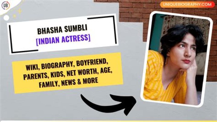 Who is Bhasha Sumbli? Wiki, Biography, Age, Parents, Religion, Husband, Height, Movies & More