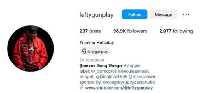 Who Is Lefty Gunplay? Age, Wiki, Biography, Net Worth, Girlfriend, Parents, Height, and More